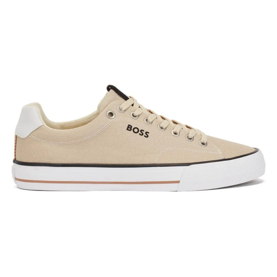 HUGO BOSS Aiden TENN LTB Canvas Trainers Men 50470866-BEG