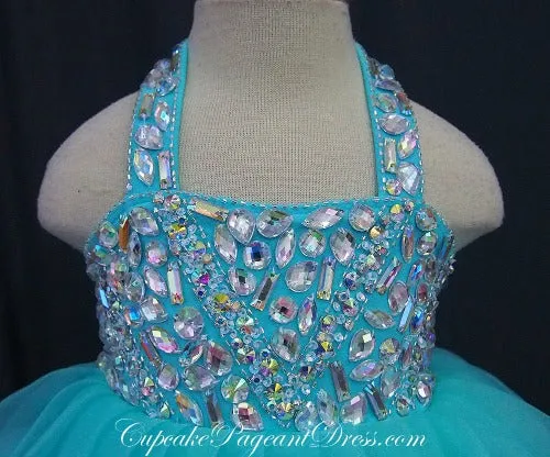 Infant/toddler/baby/children/kids glitz Girl's Glitz Pageant Dress For birthday,gift