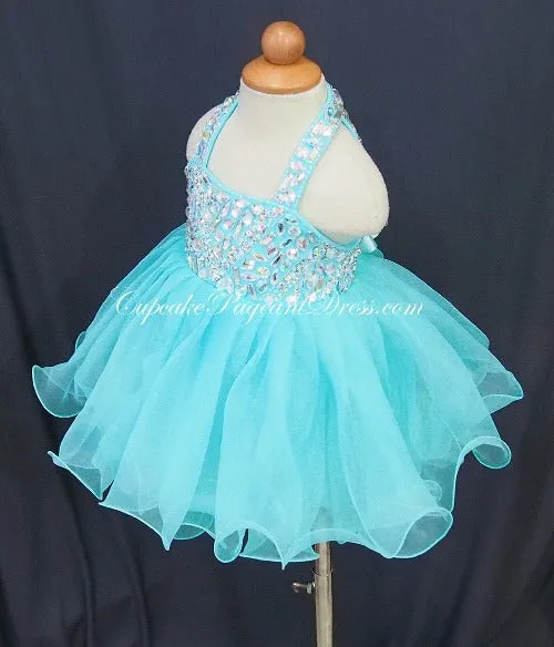 Infant/toddler/baby/children/kids glitz Girl's Glitz Pageant Dress For birthday,gift