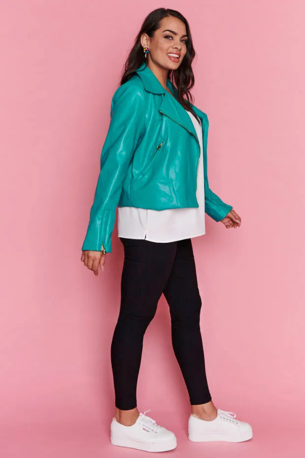 Jasmine Teal Jacket