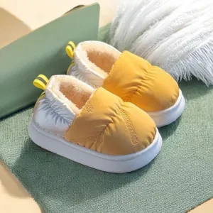 Kids fur shoes