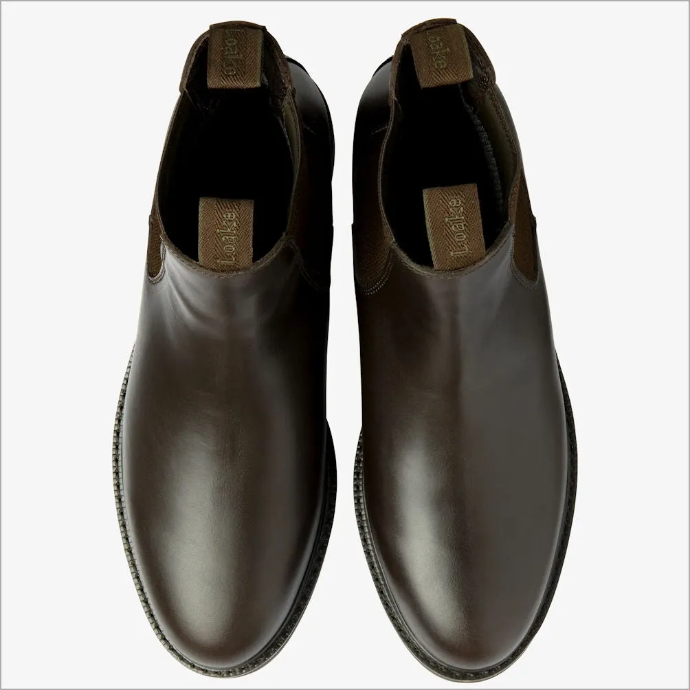 Loake Ducksworth Dark Brown Leather--