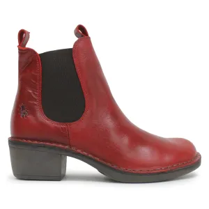 MEME030FLY Rug Leather Women's Ankle Boots - UK 6 - US 8-8.5 Women - EU 39