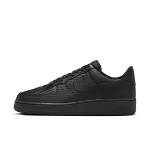 MENS NIKE AIR FORCE 1 '07 LOW (BLACK CARBON FIBER)