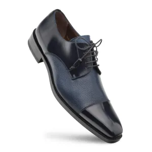 Mezlan Soka Blue Cap Toe Shoes