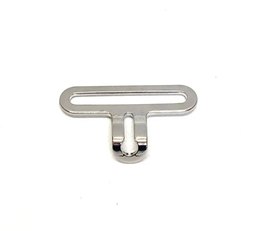 New 2"/50mm Nickel Plated Surcingle Clip Sets Male Female 3 Bar Slides Ideal For Horse Rug Repairs