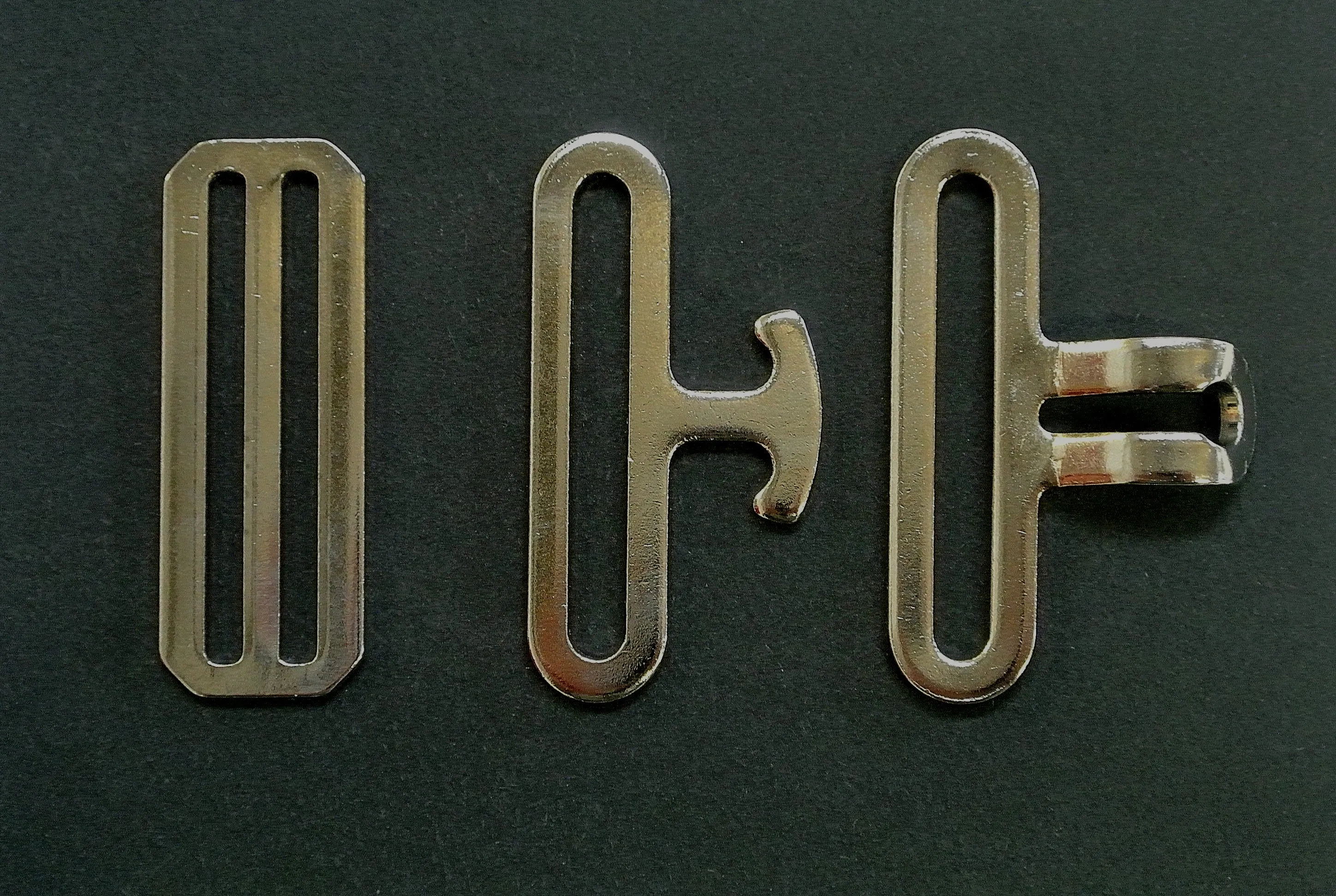 New 2"/50mm Nickel Plated Surcingle Clip Sets Male Female 3 Bar Slides Ideal For Horse Rug Repairs