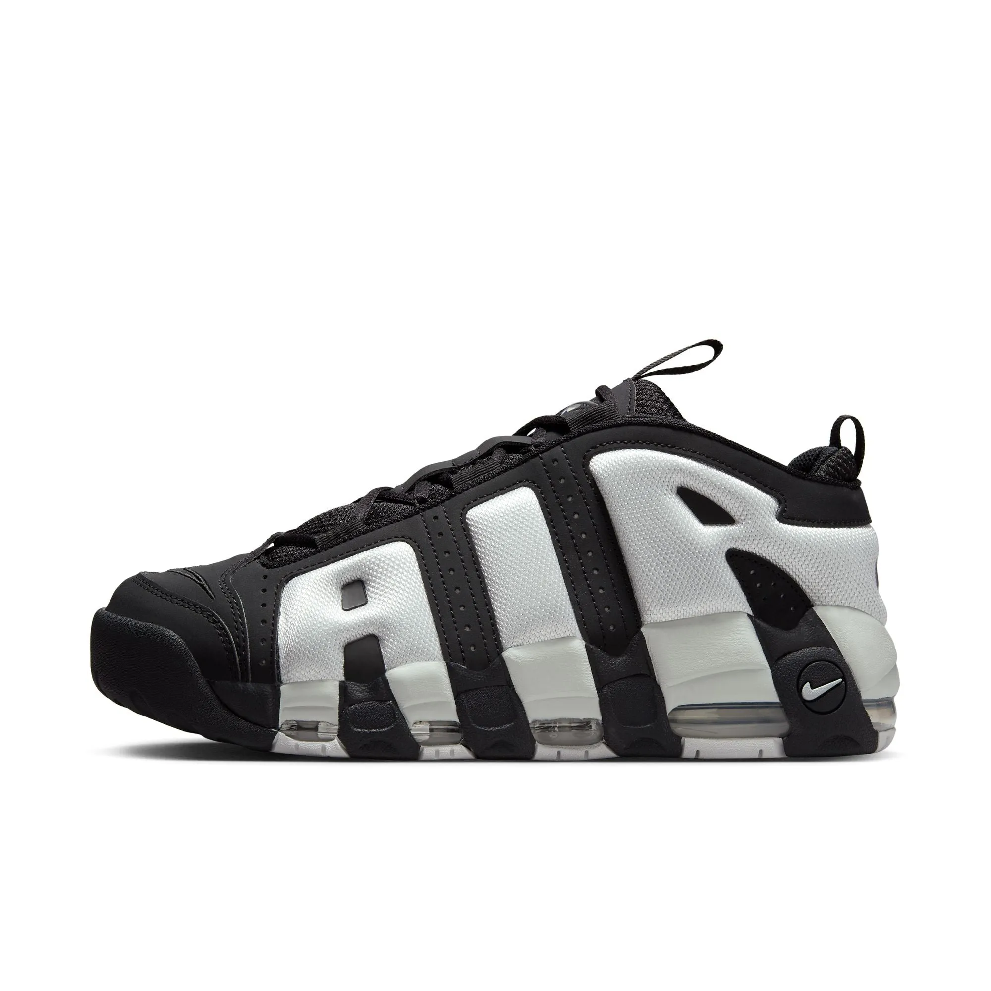 Nike Air More Uptempo Low BLACK/PHOTON DUST-METALLIC SILVER FZ3055-001