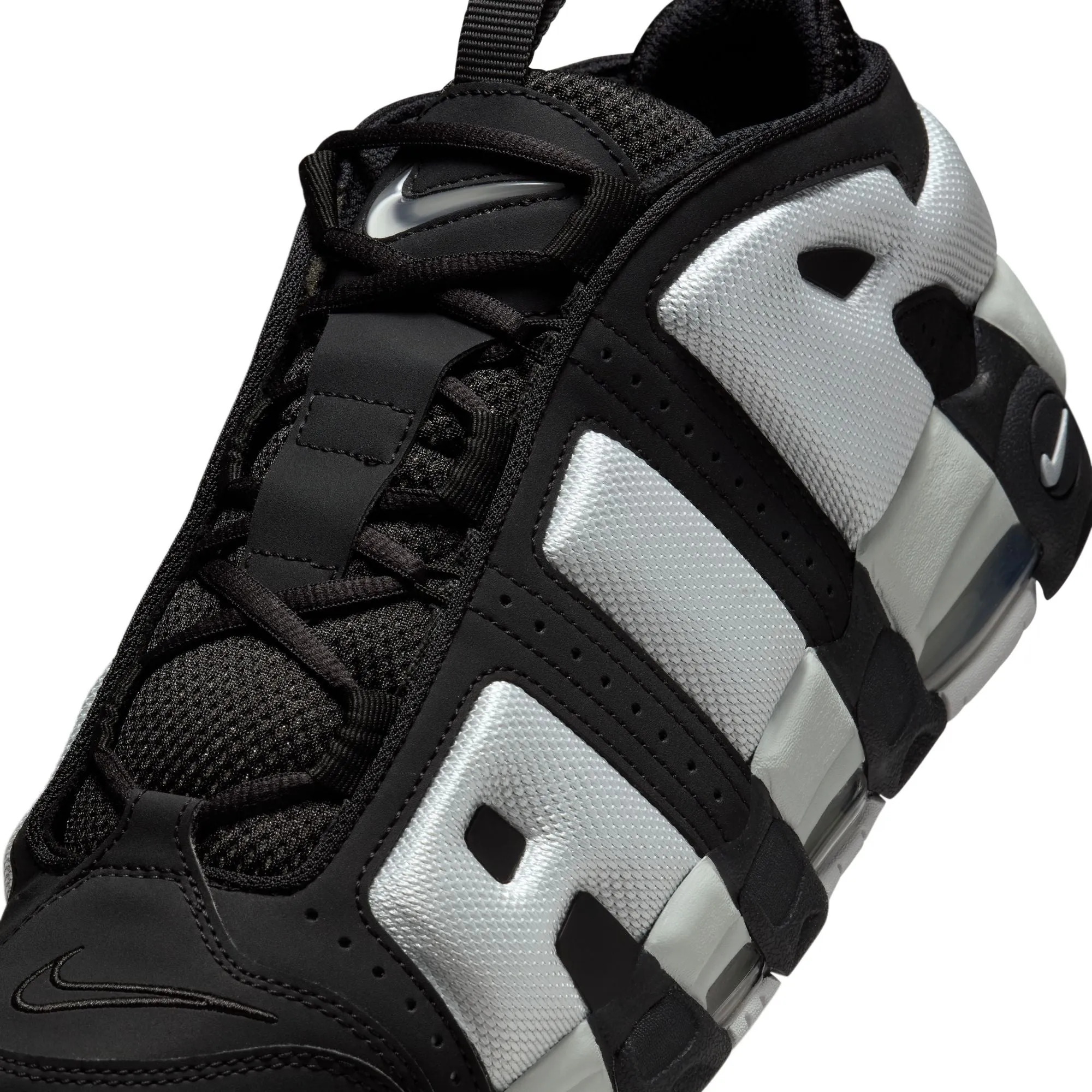 Nike Air More Uptempo Low BLACK/PHOTON DUST-METALLIC SILVER FZ3055-001