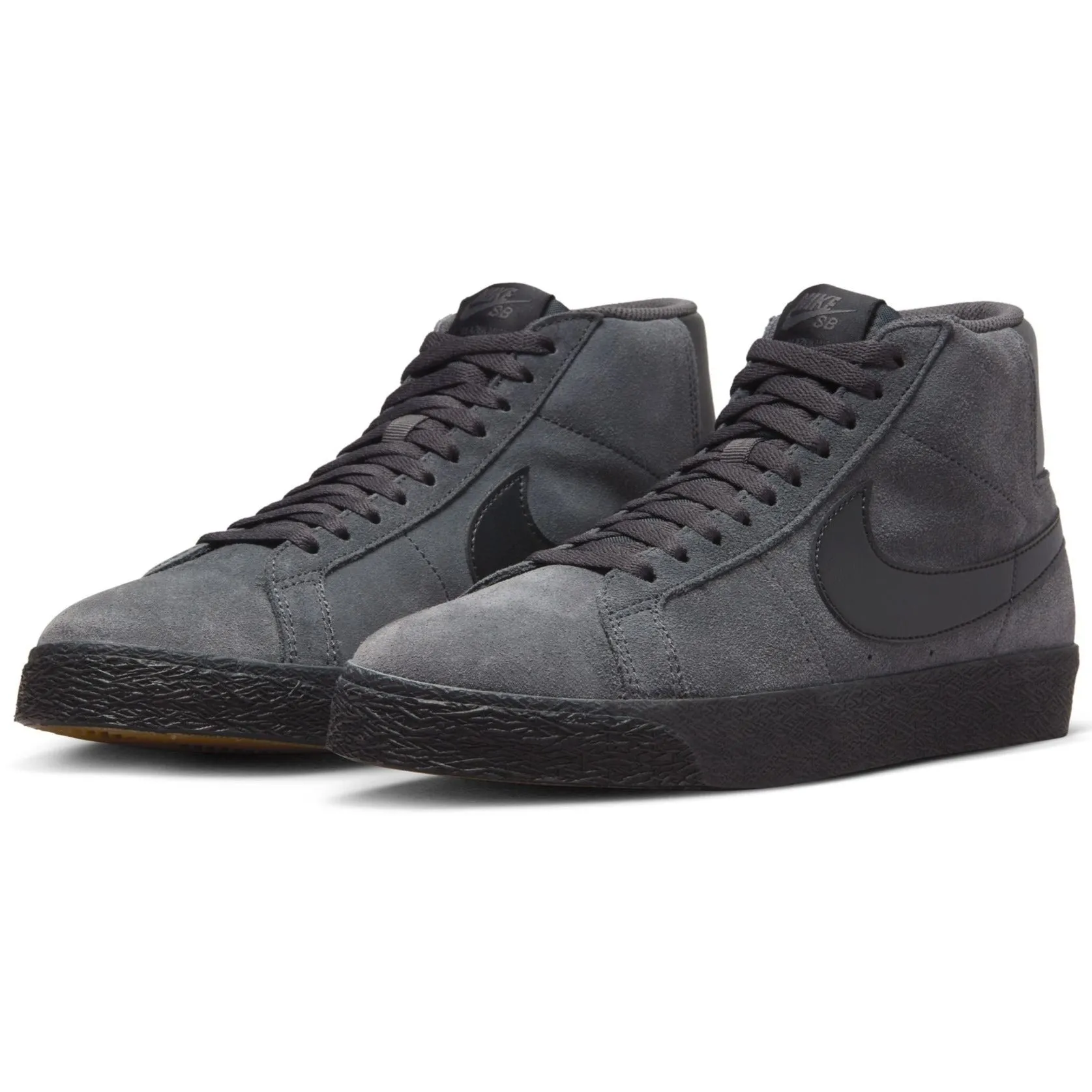 Nike SB Blazer Mid Skate Shoe - Anthracite/Black-Anthracite-Black