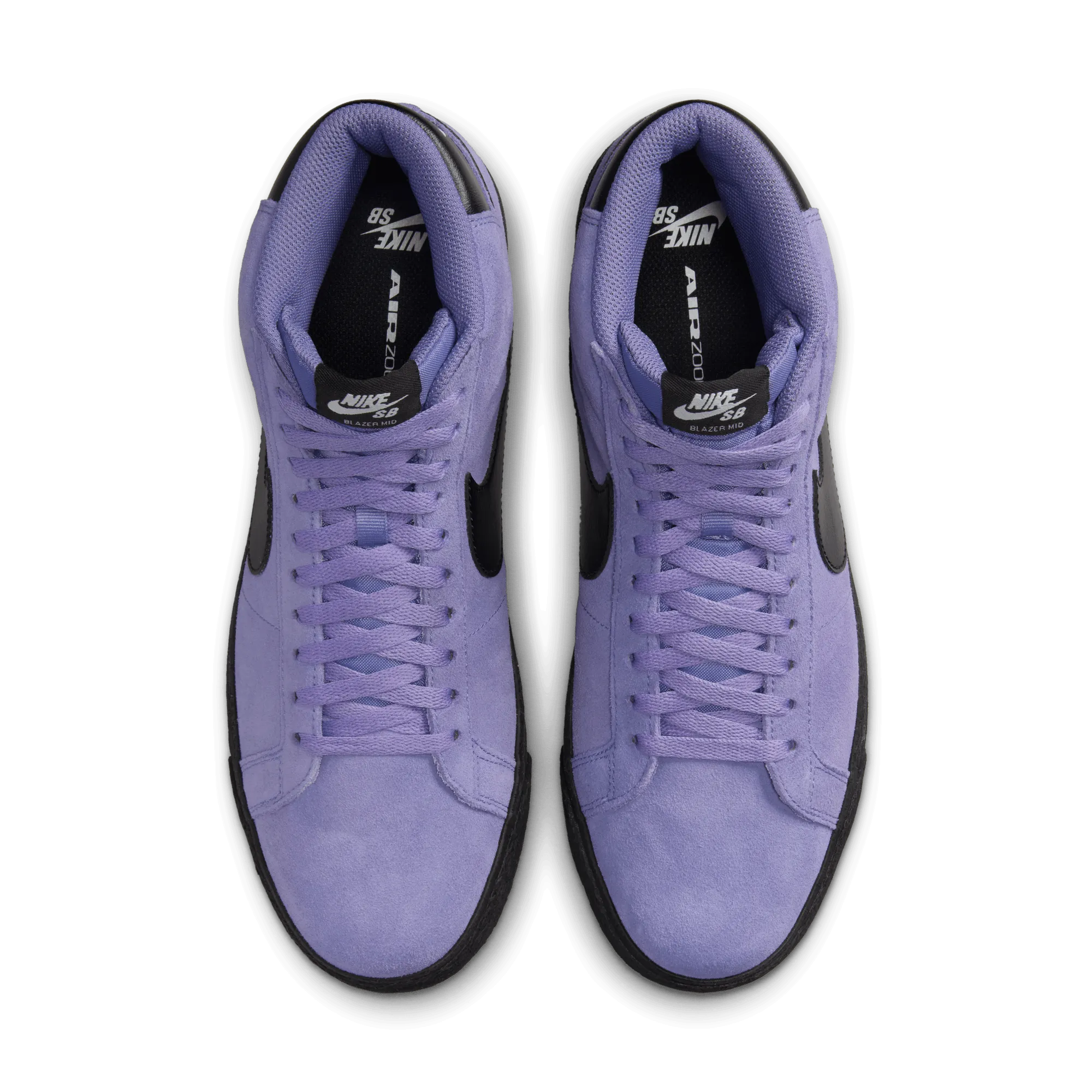 Nike SB Blazer Mid Skateboard Shoe - Dusty Amethyst/Black-Dusty Amethyst