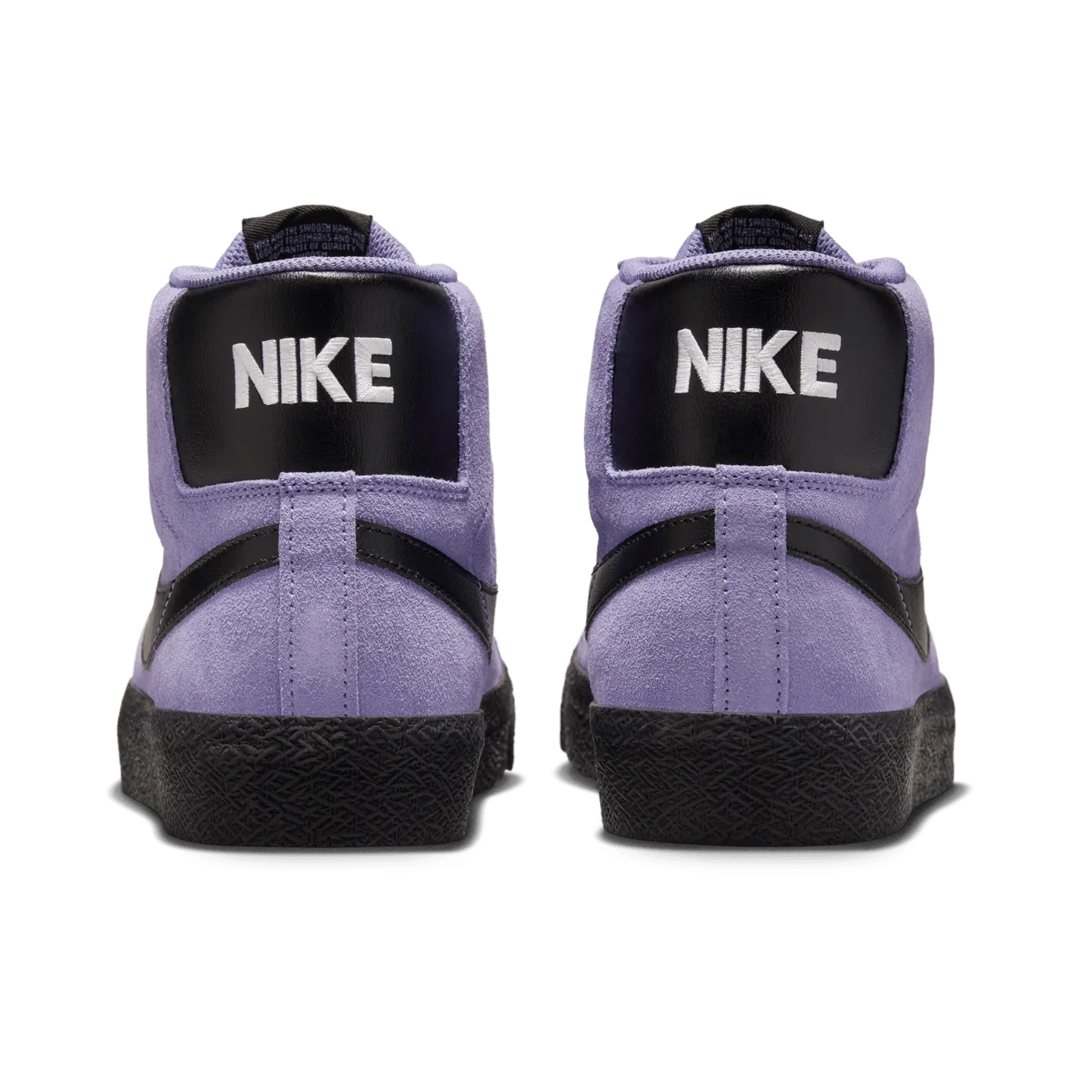 Nike SB Blazer Mid Skateboard Shoe - Dusty Amethyst/Black-Dusty Amethyst