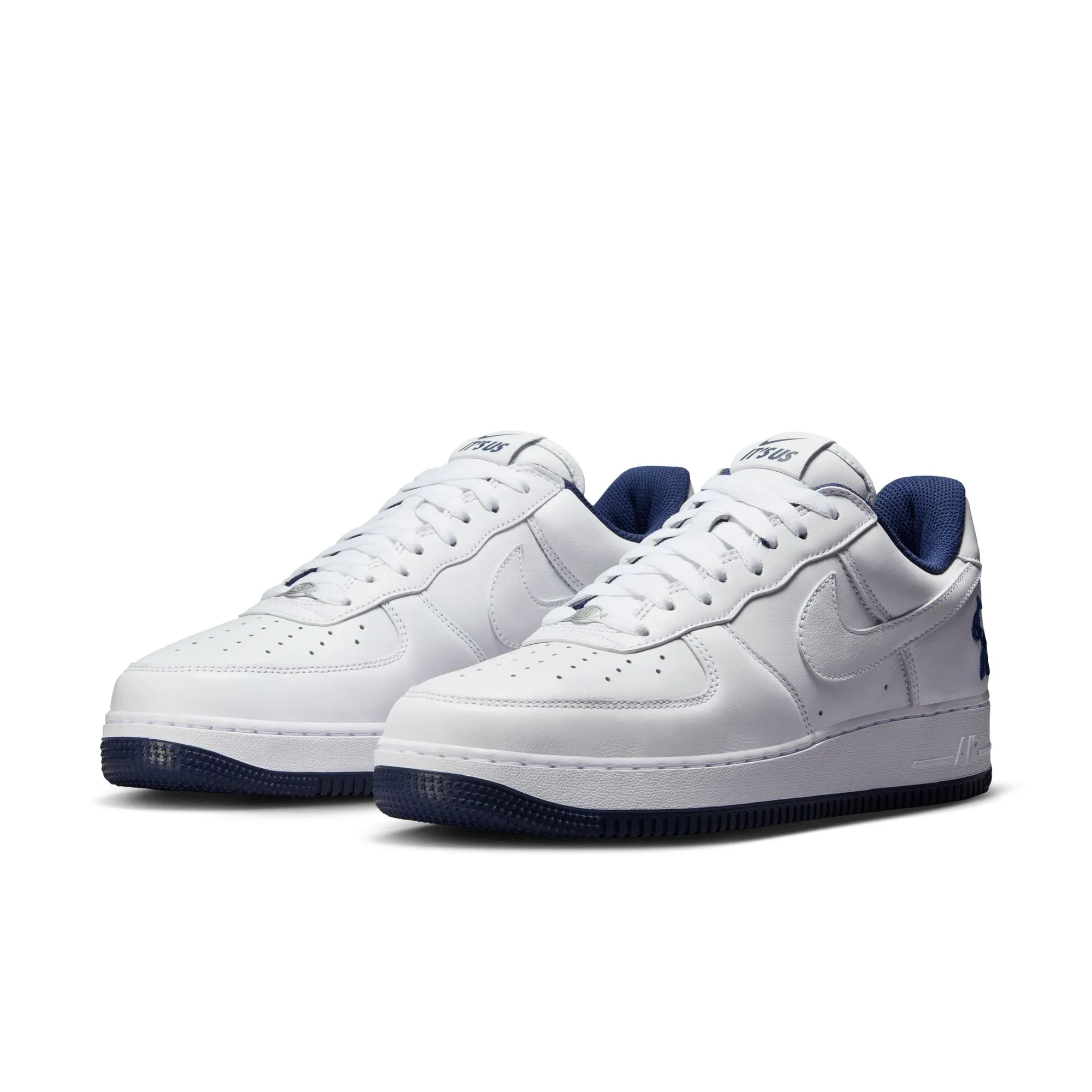 Nike Us Force 1 White/white-midnight Navy-dk Powder Blue IB5720-100