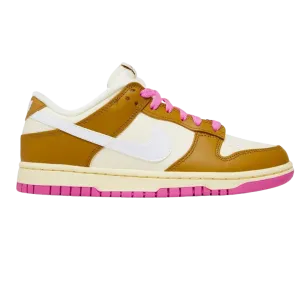 Nike Women's Dunk Low SE Shoes - Bronzine / Playful Pink / Alabaster / Coconut Milk