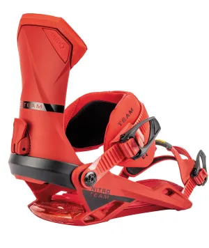 Nitro Men's Team Binding - Red 2023