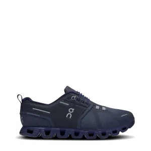 On Men's Cloud 5 Waterproof Sneaker in Navy/Ink