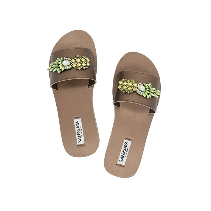 Pineapple- Waterproof Espadrille Flat