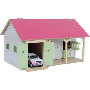 Pink Horse Stable with 2 Boxes