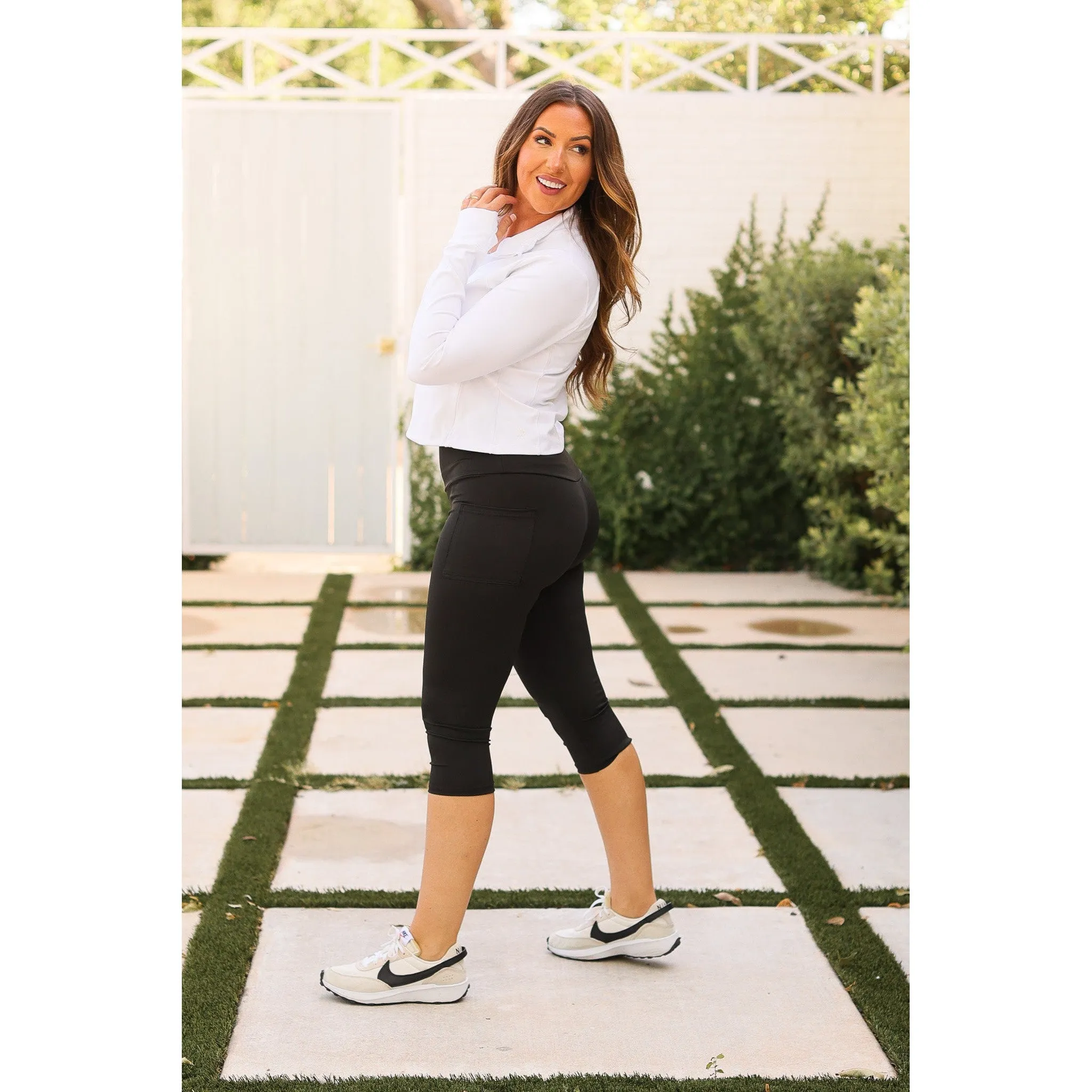 Ready to Ship | Luxe Athleisure Collection by Julia Rose ® - The Chelsea CAPRI Leggings