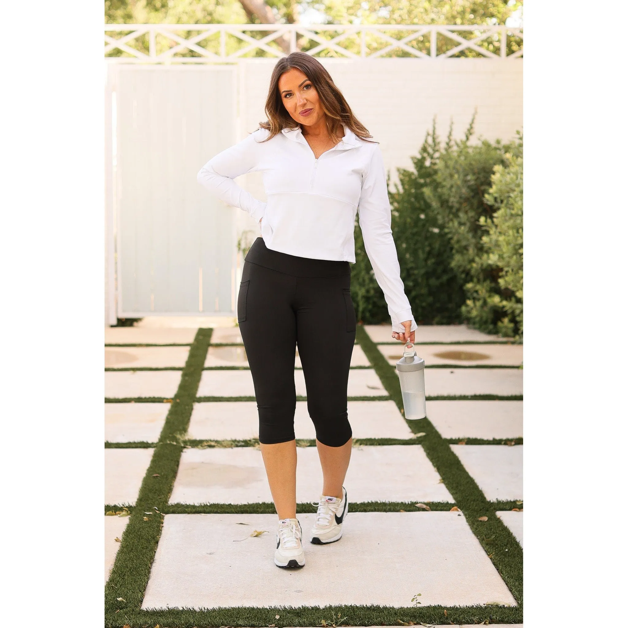 Ready to Ship | Luxe Athleisure Collection by Julia Rose ® - The Chelsea CAPRI Leggings