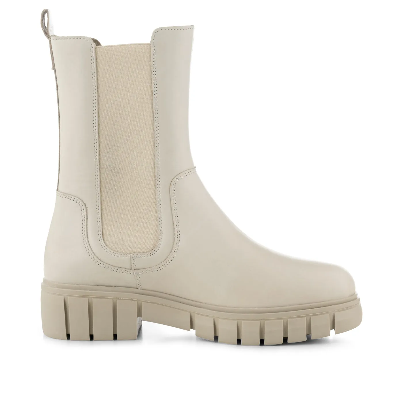 Rebel chelsea boot leather - OFF WHITE