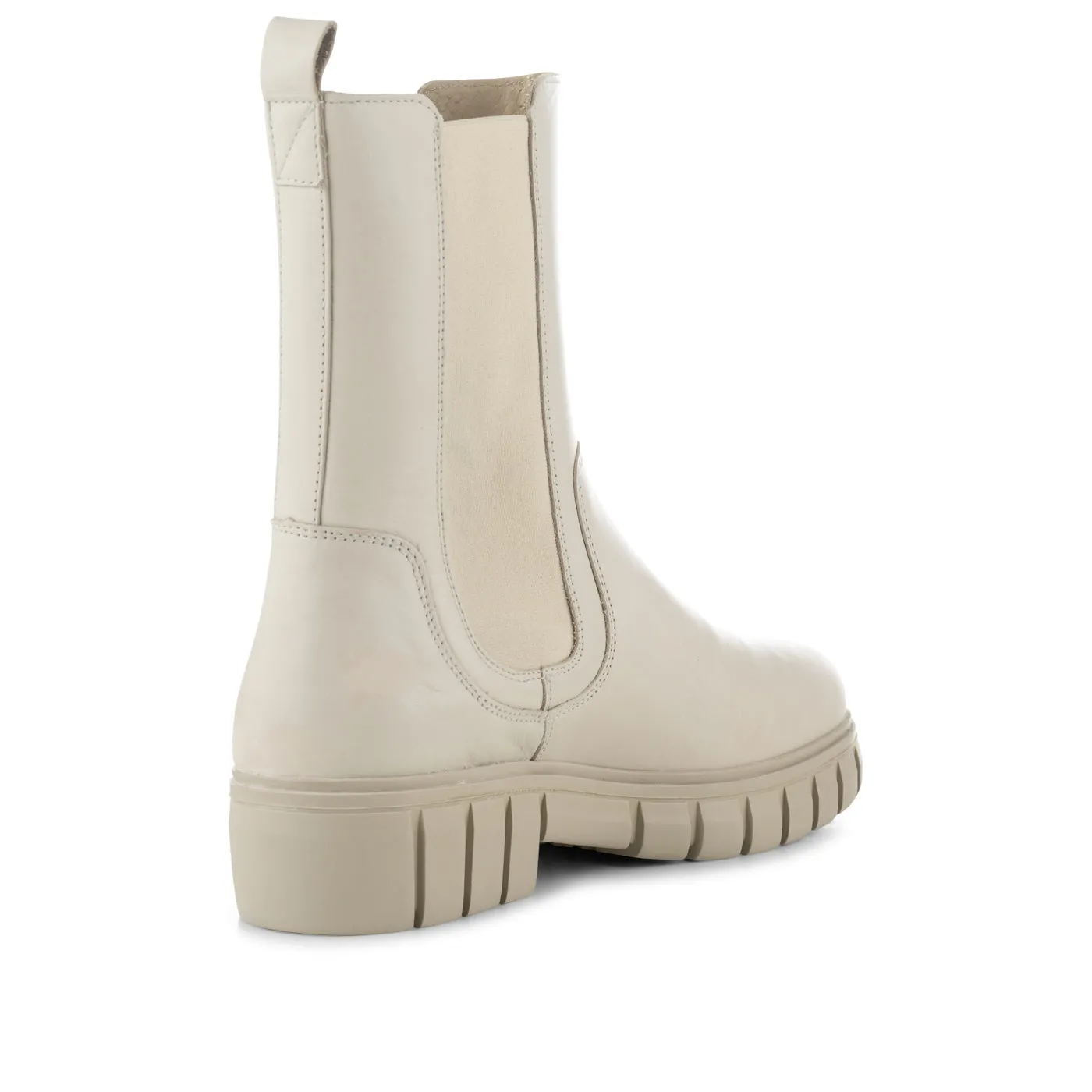 Rebel chelsea boot leather - OFF WHITE