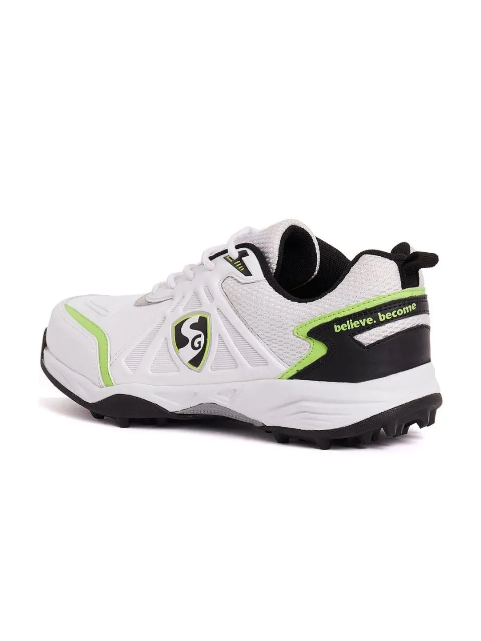 SG Scorer 5.0 Cricket Shoe - White/Black/Lime