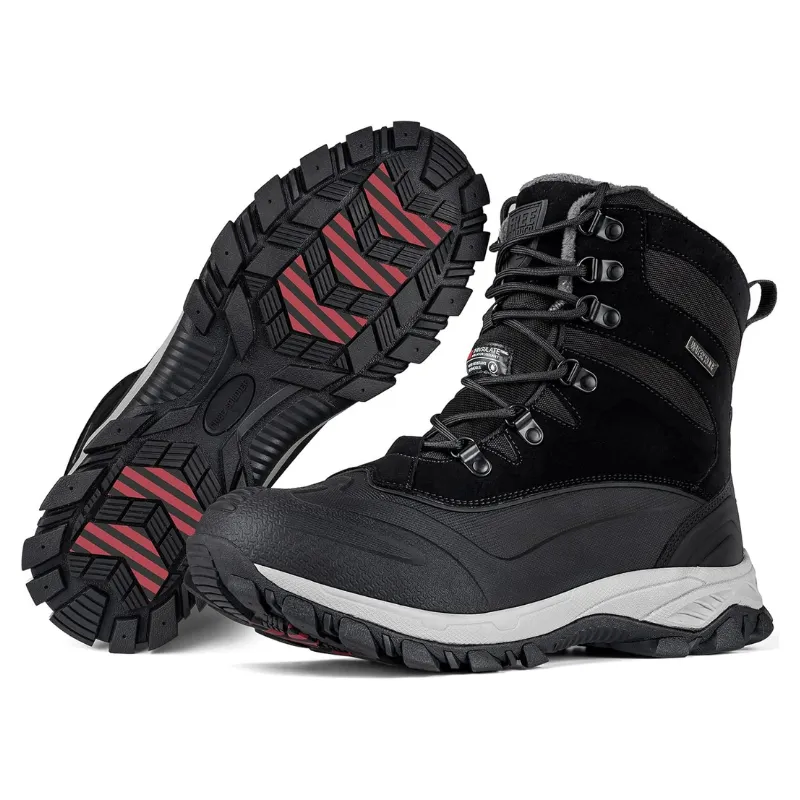 Snowwolf Men's Waterproof Snow Hiking Boots