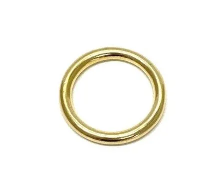 Solid Brass O-Rings 16mm 20mm 25mm 38mm 50mm For Dog Leads Collars Horse Reigns Leather Crafts x2 x5 x10 x25 x50