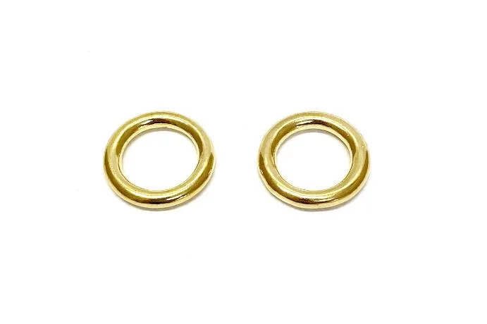 Solid Brass O-Rings 16mm 20mm 25mm 38mm 50mm For Dog Leads Collars Horse Reigns Leather Crafts x2 x5 x10 x25 x50