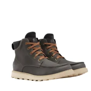 Sorel Men's Madison II Waterproof Moc Toe Boot - Coal