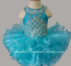 Spark Stone Bodice Little Girl/Newborn/Infant/Children Cupcake Pageant Dress