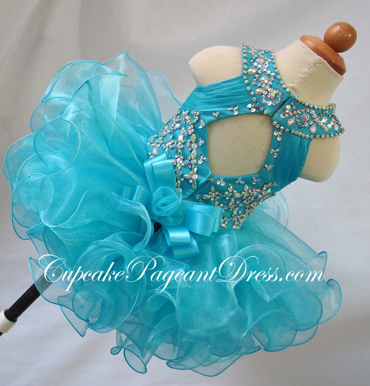 Spark Stone Bodice Little Girl/Newborn/Infant/Children Cupcake Pageant Dress