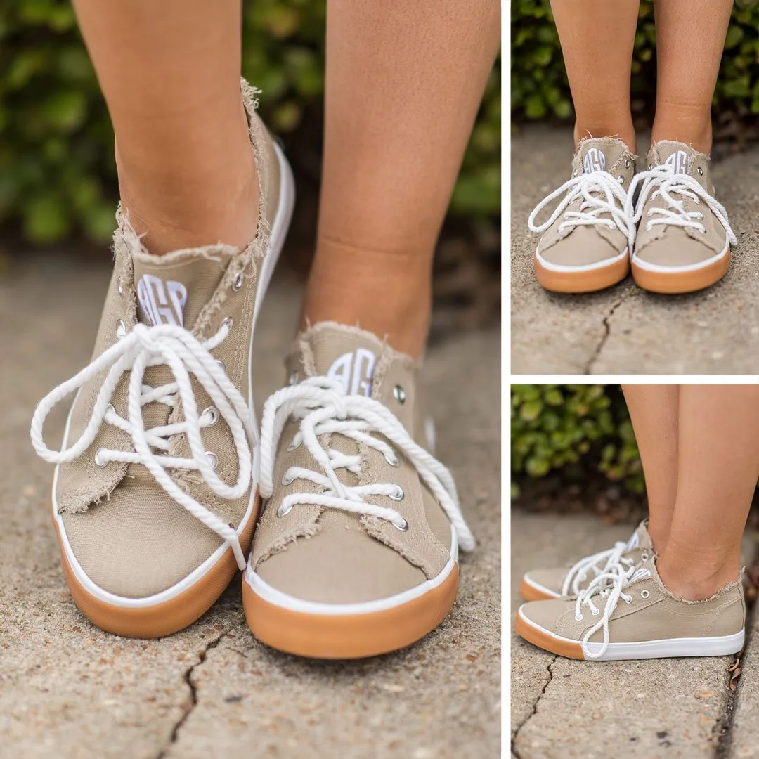 Spring Vacation Sneakers, Beige