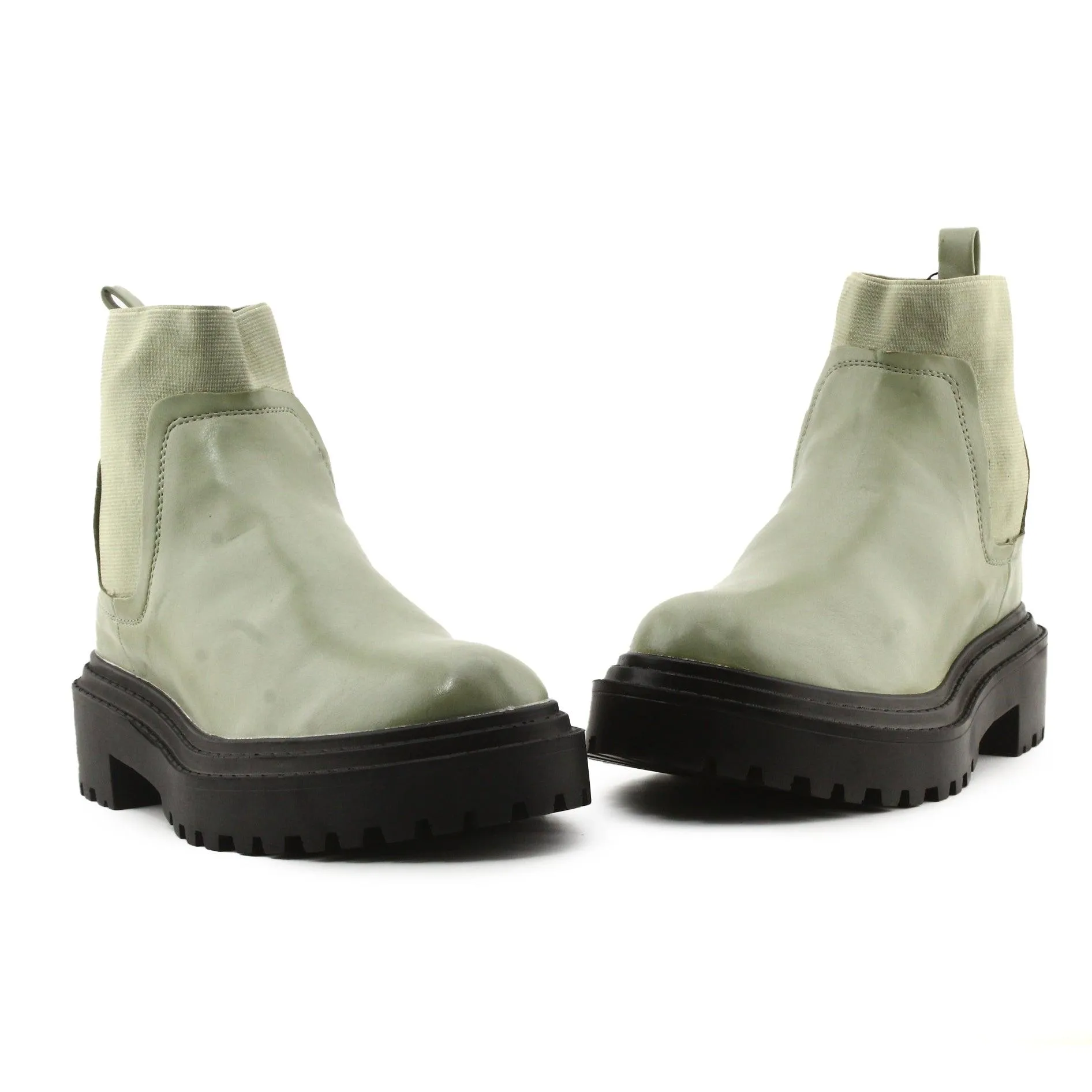 Stradivarius Stretchable Chelsea Ankle Boots | 100% Authentic Leather