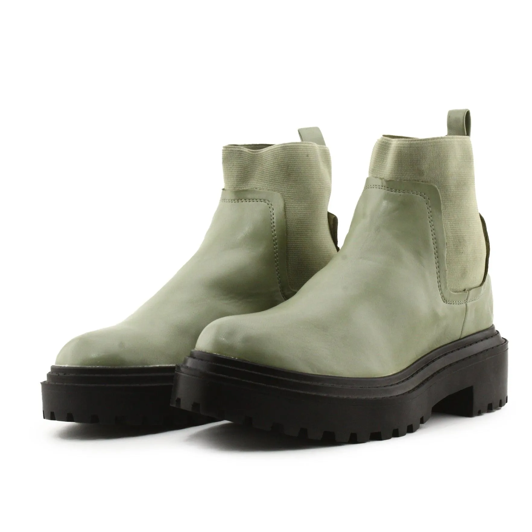 Stradivarius Stretchable Chelsea Ankle Boots | 100% Authentic Leather