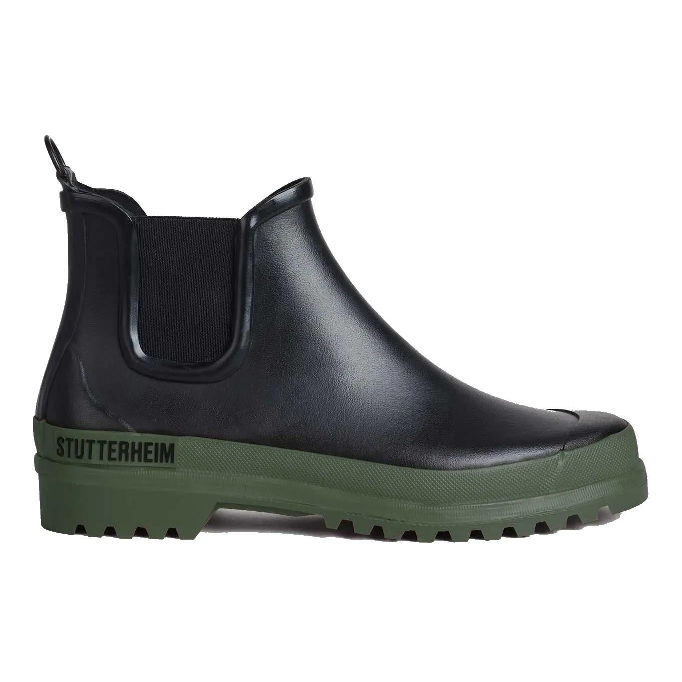 Stutterheim Chelsea Rainwalker Black/Green | Buy Stutterheim Chelsea Rainwalker Black/Green here | Outnorth