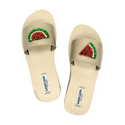 Watermelon- Waterproof Espadrille Flat