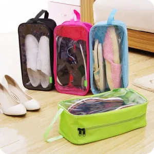 WATERPROOF SINGLE SHOE STORAGE POUCH BAG - PERFECT FOR TRAVELLING ( Random Colors )