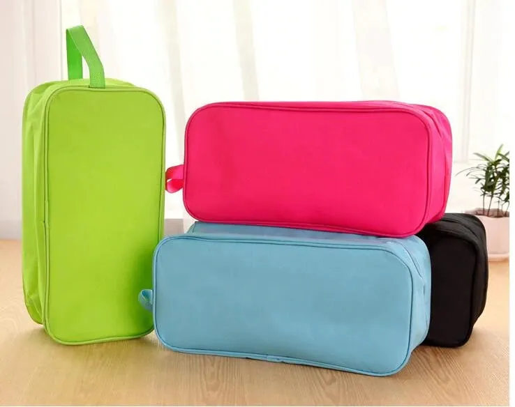 WATERPROOF SINGLE SHOE STORAGE POUCH BAG - PERFECT FOR TRAVELLING ( Random Colors )