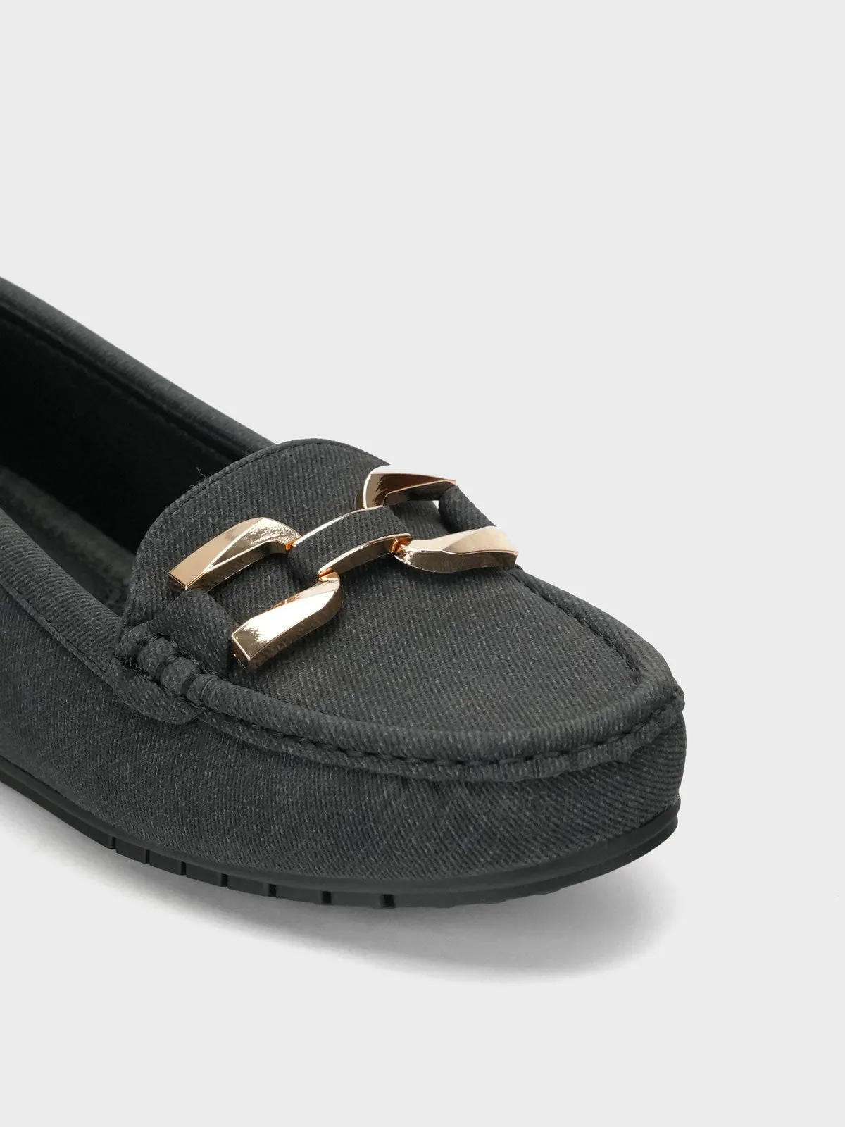 Womens "SUTARA" Comfy Buckle Moccasins