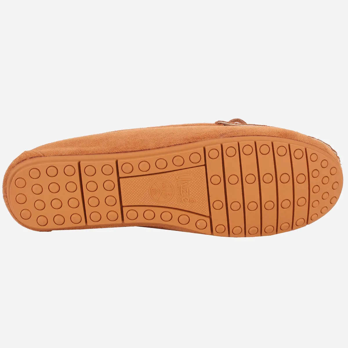 Womens "UNELI" Low Wedge Moccasins