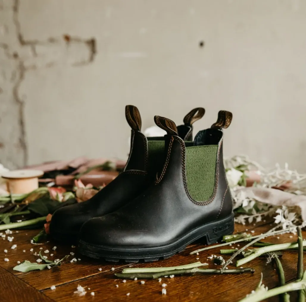 W's #519 Chelsea Boots -Olive /Stout