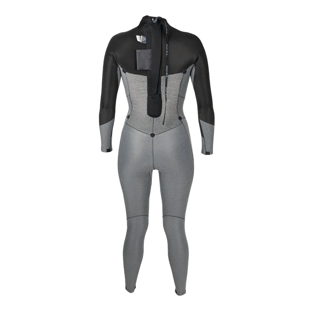 Xcel 3/2 Womens Axis Back Zip Wetsuit Graphite Blue