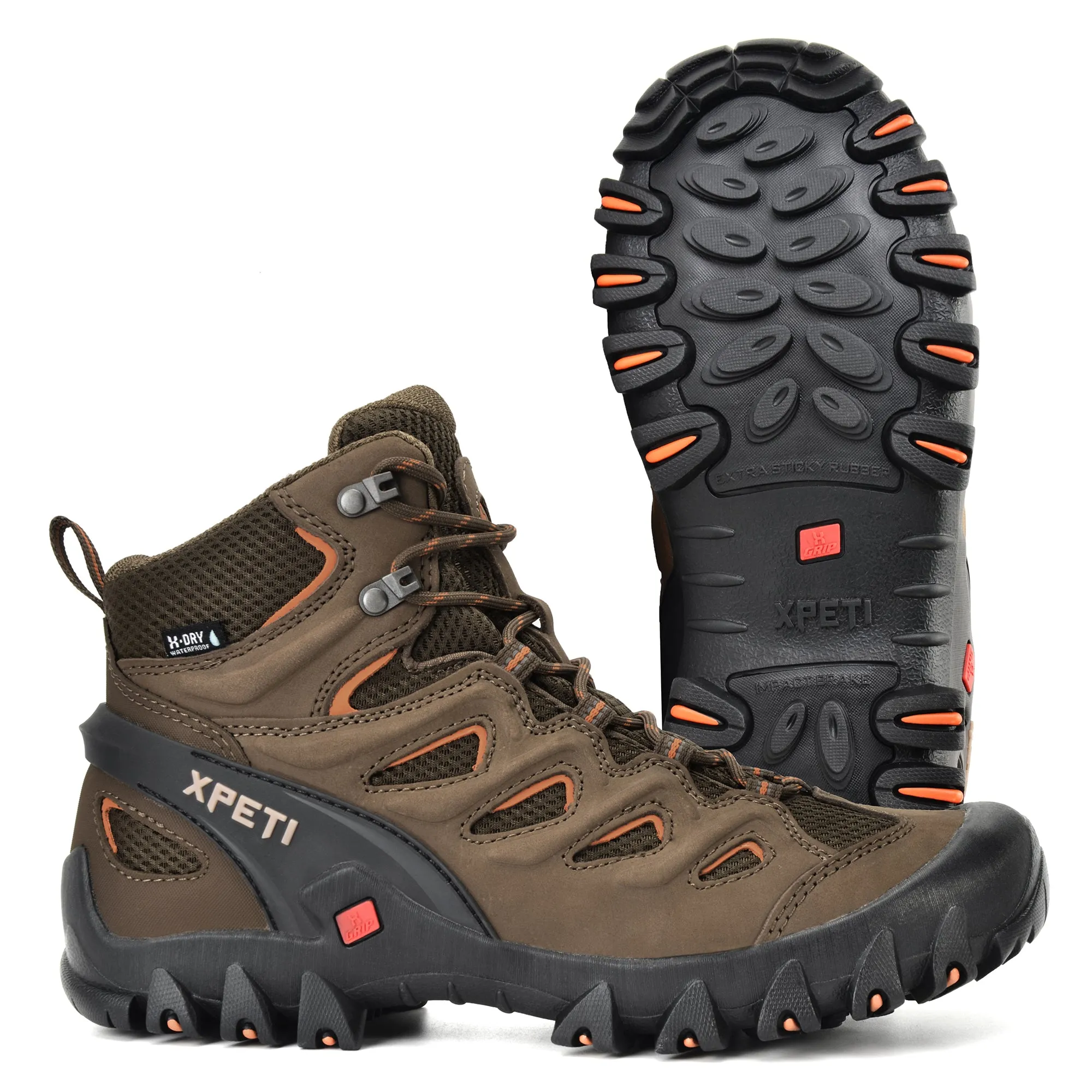 XPETI Men's Pathfinder MID Waterproof Hiking Boots