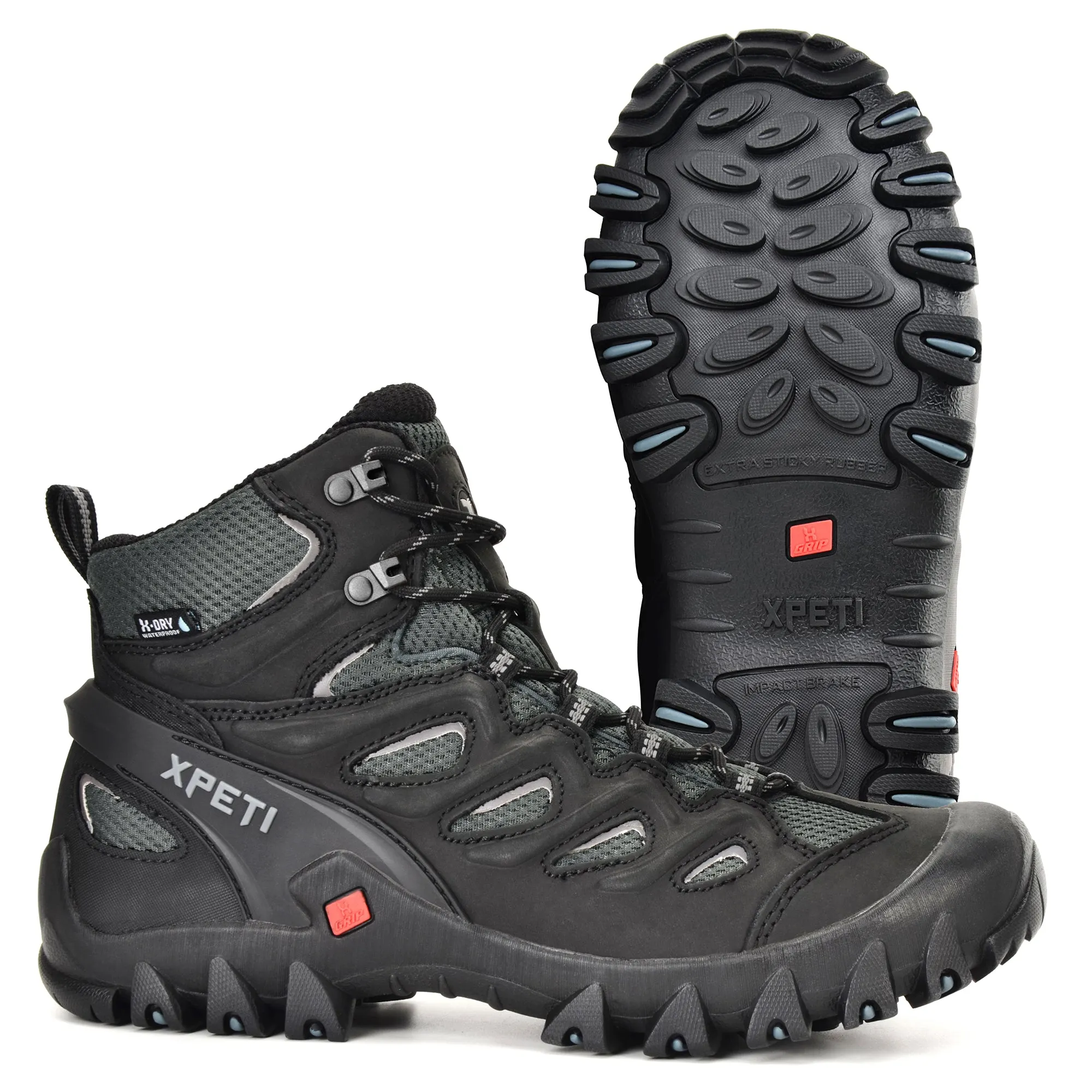 XPETI Men's Pathfinder MID Waterproof Hiking Boots