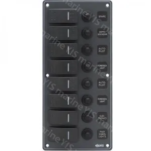 YIS Marine Aluminum Water-resistant Switch Panel